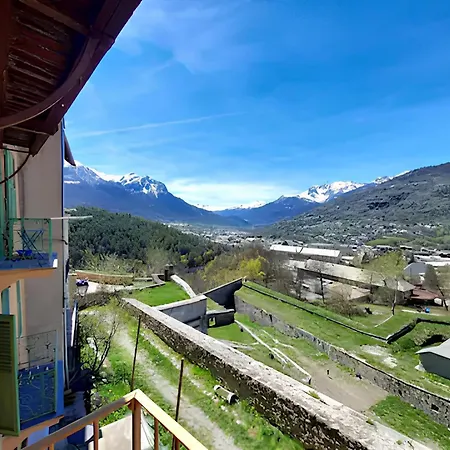 Studio Vauban Petite Gargouille, Vue Panoramique Et Ensoleillee Briançon Exterior foto